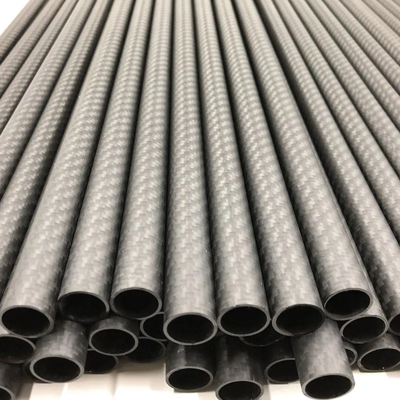 Матовая углепластиковая круглая труба (2)