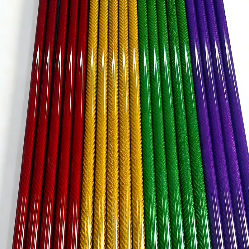 Углепластиковая круглая труба с саржевым переплетением (2)