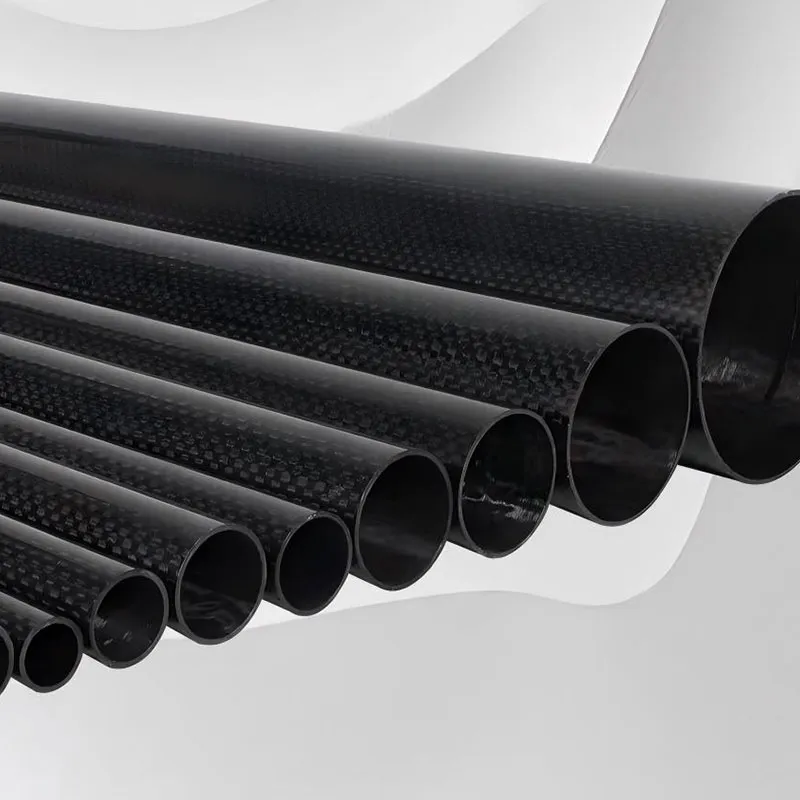 Углепластиковые круглые трубы разного диаметра (2)